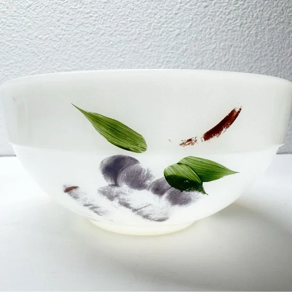 Vintage Fire King Gay Fad Fruit Painted Nesting Bowls - Picture 11 of 14